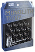 Project Kics 14 x 1.5 Glorious Black T1/07 Monolith Lug Nuts - 20 Pcs