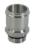Moroso Electric Water Pump Hose Adapter -16An to 1-1/2in Hose - Raw Aluminum