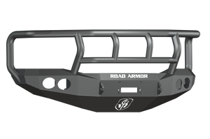 Road Armor 06-08 Dodge 1500 Stealth Front Winch Bumper w/Titan II Guard - Tex Blk