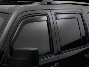 WeatherTech 13+ Hyundai Santa Fe Sport Front Rear Side Window Deflectors - Dark Smoke