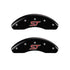 MGP 4 Caliper Covers Engraved Front & Rear ST Black finish silver ch