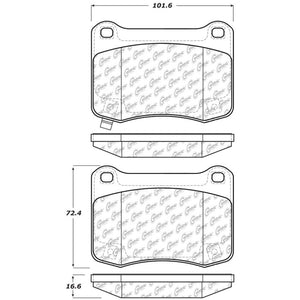 StopTech Street Touring 08-09 Lexus IS F Rear Brake Pads