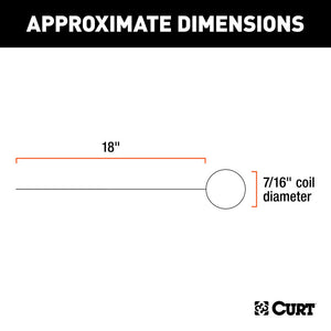 Curt Fish Wire for 7/16in Diameter Bolts