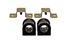 Energy Suspension 1 1/8in Swaybar Bushing Set - Black