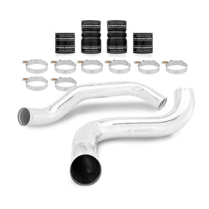 Mishimoto 99-03 Ford 7.3L Powerstroke PSD Black Intercooler Kit w/ Polished Pipes