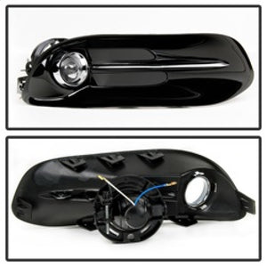 Spyder Dodge Dart 2013-2015 OEM Fog Light W/Universal Switch- Clear FL-DDART2013-C