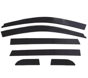 AVS 08-11 Subaru Impreza (Excl. WRX And STI) Ventvisor Low Profile Deflectors 6pc - Smoke