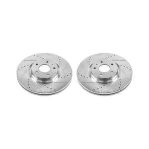 Power Stop 13-19 Ford Fusion Front Evolution Drilled & Slotted Rotors - Pair