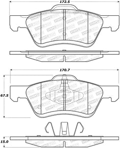 StopTech Street Brake Pads