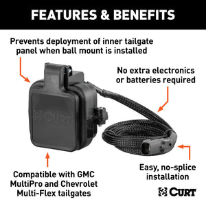 Curt 2in. GM Tailgate Sensor