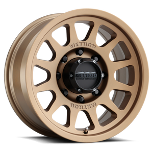 Method MR703 17x8.5 0mm Offset 8x6.5 130.81mm CB Method Bronze Wheel