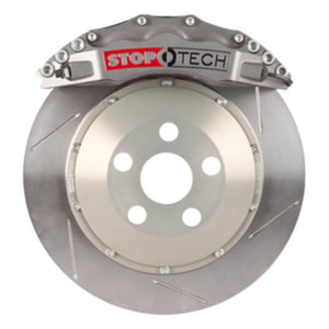 StopTech 08-09 Evo X Front BBK Trophy Sport ST-60 Calipers Slotted 355x32mm Rotors/Pads/SS Lines