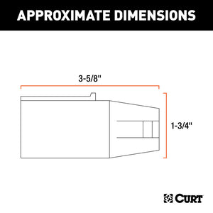 Curt Electrical Adapter (7-Way RV Blade Vehicle to 4-Way Flat Trailer)