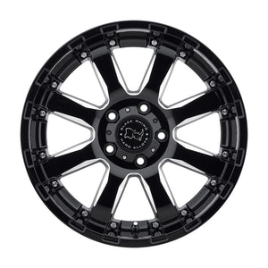 Black Rhino Sierra 18x9.0 5x139.7 ET00 CB 78.1 Gloss Black w/Milled Spokes Wheel