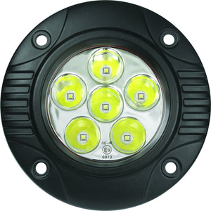 Hella Value Fit 90mm 6 LED Light - FLSH Off Road Spot Light