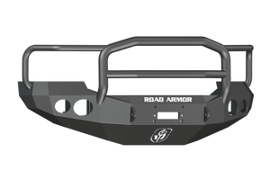 Road Armor 05-07 Ford F-250 Stealth Front Winch Bumper w/Lonestar Guard - Tex Blk