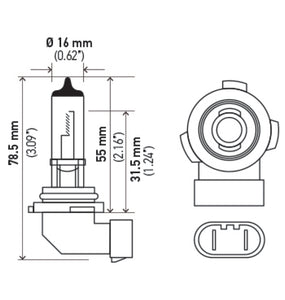 Hella Optilux H10 12V/42W XY Xenon Yellow Bulb