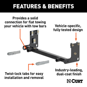 Curt Jeep Wrangler JK Baseplate