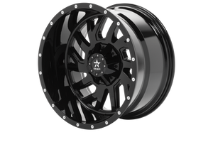 RBP 65R Glock 22x12 6x139.7 BP / 4.75 BS -44mm Offset 78mm CB (Hub Centric) Gloss Black Wheel