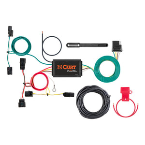 Curt 15-19 Honda Fit Custom Wiring Harness (4-Way Flat Output)