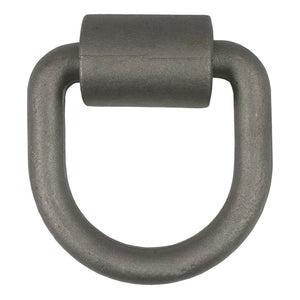 Curt 3inx 3in Weld-On Tie-Down D-Ring (6100lbs Raw Steel)