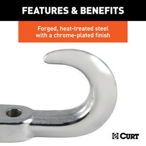 Curt Tow Hook (10000lbs Chrome)