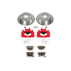 Power Stop 03-06 Pontiac Vibe Rear Z26 Street Warrior Brake Kit w/Calipers