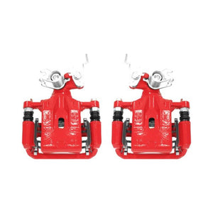 Power Stop 06-12 Ford Fusion Rear Red Calipers w/Brackets - Pair