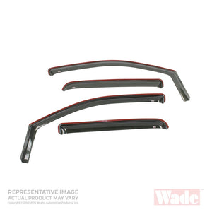 Westin 2003-2007 Honda Accord Wade In-Channel Wind Deflector 4pc - Smoke