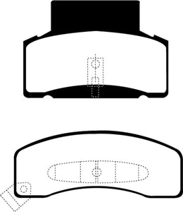 EBC 92-99 Chevrolet C30 DRW Yellowstuff Front Brake Pads