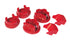 Prothane 99+-0 Honda Civic 3 Mount Kit - Red
