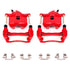 Power Stop 93-95 Honda Civic Front Red Calipers w/Brackets - Pair