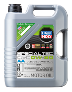 LIQUI MOLY 5L Special Tec AA Motor Oil SAE 0W20