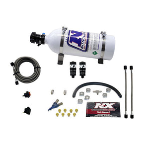 Nitrous Express Hitman EFI Single Nozzle Piranha Nitrous Kit (35-75HP) w/5lb Bottle