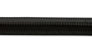 Vibrant -4 AN Black Nylon Braided Flex Hose (2 foot roll)