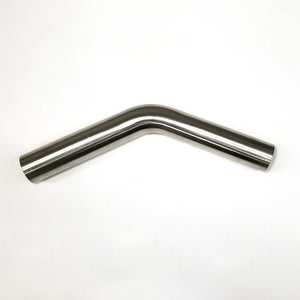 Stainless Bros 2.75in Diameter 1.5D / 4.125in CLR 45 Degree Bend 6.5in leg/6.5in leg Mandrel Bend