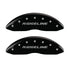 MGP 4 Caliper Covers Engraved Front & Rear Ridgeline Black Finish Silver Char 2019 Honda Ridgeline