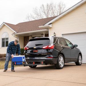 Curt 60in x 20in Basket-Style Cargo Carrier (Folding 2in Shank)