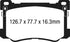 EBC 15+ Hyundai Genesis 3.8 Ultimax2 Front Brake Pads