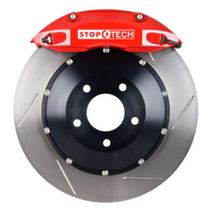 StopTech BBK 01-07 BMW M3 (E46) Front 4 Piston 355x32 Red Calipers Slotted Two Piece Rotors