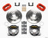 Wilwood Forged Dynalite P/S Park Brake Kit Red Small Ford 2.50in Offset