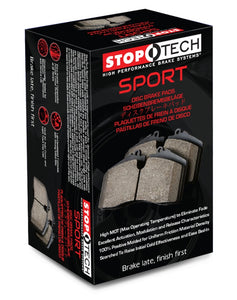 StopTech Performance 14-18 BMW i8 Sport Performance Front Brake Pads