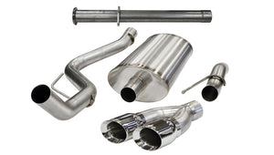 Corsa 2011-2014 Ford F-150 Raptor 6.2L V8 133in Wheelbase Polished Xtreme Cat-Back Exhaust