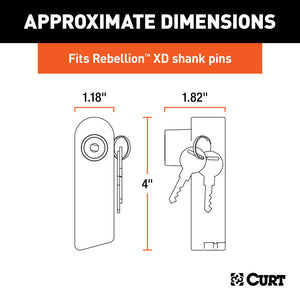 Curt Replacement Rebellion XD Tongue Lock