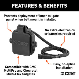 Curt 2.5in. GM Tailgate Sensor