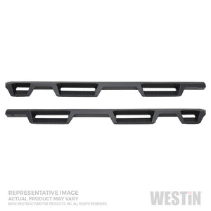 Westin 19-22 GMC Sierra 1500 CC 6.5ft Bed (Excl. 2019 Ltd/LD) HDX Drop W2W Nerf Step Bars - Tex. Blk