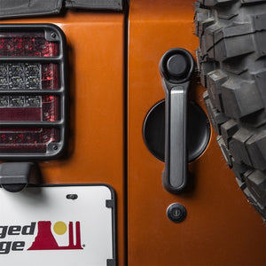 Rugged Ridge Door Handle Inserts Aluminum 07-18 Jeep Wrangler JKU 4 Door