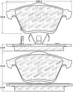 StopTech Performance 06-07 Mazda 6 Front Brake Pads