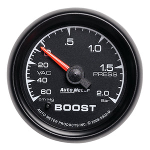 Autometer ES 52mm 60cm.Hg - 2.0 Bar Mechanical Boost/Vacuum Gauge