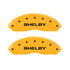 MGP 4 Caliper Covers Engraved Front Shelby Rear Snake Yellow Finish Black Char 2003 Ford Mustang